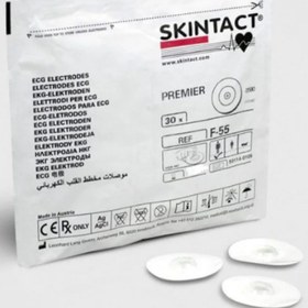 تصویر چست لید اسکین تکت تک عددی F55 SKINTACT Electrode -skintact disposable ecg electrodes - Skintact F55