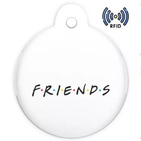 تصویر تگ NFC طرح جاکلیدی مدل فرندز 