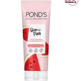 تصویر فوم شستشو صورت عصاره هندوانه پوندز Ponds Glow in a Flash Facial Cleanser Watermelon Extract