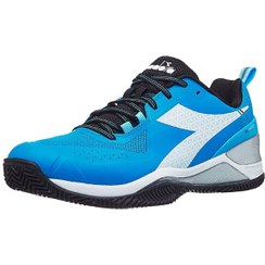 تصویر کفش تنیس مردانه دیادورا | Diadora Blushield Torneo Clay Blue/White 