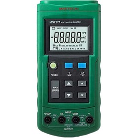 تصویر کالیبراتور جریان و ولتاژ مستک مدل MS7221 MASTECH MS7221 VOLT/mA CALIBRATOR