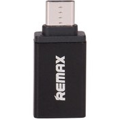 تصویر تبدیل Otg تایپ سی ریمکس مدل RA-OTG ا Remax OTG USB To USB Type-C Adapter Remax OTG USB To USB Type-C Adapter