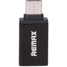 تصویر تبدیل Otg تایپ سی ریمکس مدل RA-OTG ا Remax OTG USB To USB Type-C Adapter Remax OTG USB To USB Type-C Adapter
