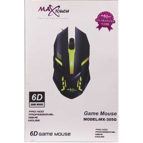 تصویر ماوس مخصوص بازی مکس تاپ مدل MX-305G Maxtop Mx-305G Gaming Mouse