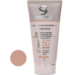 تصویر کرم ضد آفتاب رنگی سانیورا SPF 50 مدل مات 