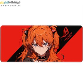 تصویر ماوس پد گیمینگ طرح ROG EVA-02 سایز بزرگ 