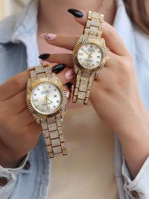 تصویر ساعت رولکس دیت جاست پرنگین مردانه و زنانه در رنگ ها طلایی نقره ایی پژ – Rolex datejust 