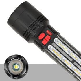 تصویر چراغ قوه شارژی (با قابلیت شارژ خورشیدی) برند کرونی | CRONYSolar Energy Flashlight W5121A 