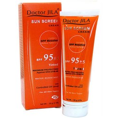 تصویر کرم ضد آفتاب رنگی دکتر ژیلا مناسب انواع پوست‌ با چربی کنترل شده SPF95 Doctor Jila Sunscreen Tinted Controlled Oil Level SPF95 Cream 50gr