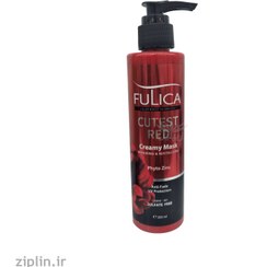 تصویر کرم مو فاقد سولفات فولیکا مناسب موی قرمز Fulica Cutest Red creamy mask