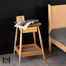 تصویر کنارتختی چوبی 3701 