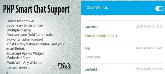 خرید و قیمت دانلود اسکریپت PHP ربات هوشمند چت Smart Robot Chat Support ...