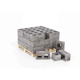 تصویر بلوک سیمانی ساده مقیاس1/12تعداد 100عددی اشل 