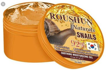 تصویر ژل‌آبرسان صورت حلزون 92%روشونROUSHUN NATURAL SNAIL 