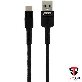 تصویر کابل Type-C ترانیو مدل S4 طول 30 سانتی متر Tranyoo S4 Type-C Cable 30Cm