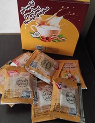 تصویر شیر نارگیل زعفرانی 