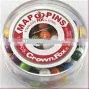 تصویر بسته 60 عددی سوزن و پونز نقشه ررنگی چانیی 