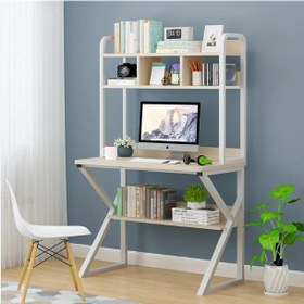 تصویر میز تحریر چوب فلز مدل ویستا - 60*1 Wood metal writing desk Vista model