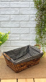 تصویر سبد حصیری شاسی فلزی 