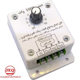 تصویر دیمر AC 1000W جعبه ترمینالی 