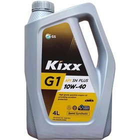 تصویر روغن موتور کیکس مدل 10W-40 اصلی ساخت کره چهار لیتری Kixx 10W-40 4lit