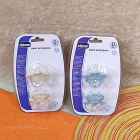 تصویر دندان گیر دو عددی Chicco مدل پستانک 