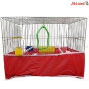 تصویر کاور قفس قناری، فنج، مرغ عشق، قفس بازاری 50 در 30 