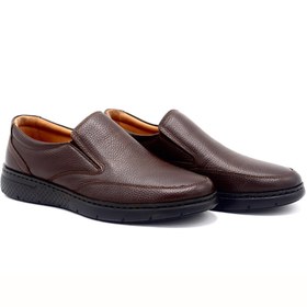 تصویر کفش کد 362 بی بند قهوه ای 