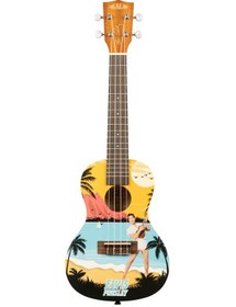 تصویر Kala Learn To Play Elvis Blue Hawaii Concert Ukulele Starter Kit 