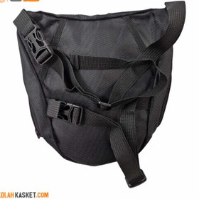 تصویر کیف موتور سواری رو پایی SUZUKI مشکی Black SUZUKI motorcycle riding bag