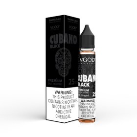 تصویر جویس 30ml نیکوتین سالت VGOD‌ تنباکو وانیلی با 25mg نیکوتین ا VGOD Nicotine Salt Ejuice Cubano Black 30ml VGOD Nicotine Salt Ejuice Cubano Black 30ml