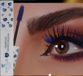 تصویر ریمل رنگی آبی کولمار بلند کننده حرفه ای مژه Kolmar Longlash Colored Mascara blue