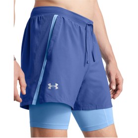 تصویر شلوارک 2 در 1 5 اینچی لانچ برند under armour Launch 5'' 2-In-1 Shorts