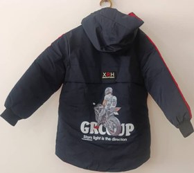 تصویر کاپشن پسرانه داخل پشم ۸ سال - M 