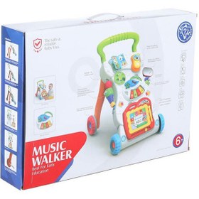 تصویر واکر اسباب‌بازی نوزاد با صدا و نور 54 سانتیمتر برند huanger Sounds and Lights Baby Walker Toy 54cm