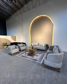 تصویر مبل راحتی مینیمال مدل حلالی Ali Sofa