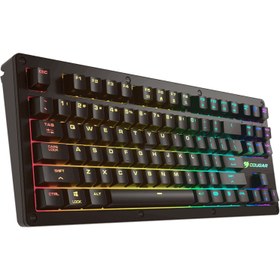 تصویر کیبورد گیمینگ مکانیکال کوگار مدل PURI TKL RGB Cougar Puri TKL RGB Mechanical Gaming Keyboard