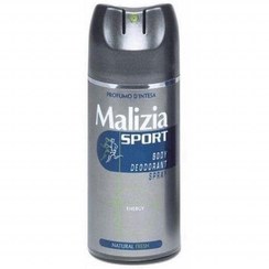 تصویر اسپری خوشبو کننده بدن مردانه انرژی 150 میلی لیتر مالیزیا ا Malizia Energy deodorant Spray for men Malizia Energy deodorant Spray for men