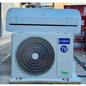 تصویر کولر گازی دیواری یونیوا سرد و گرم 24000 اولترا UNEVA UN-MS24 Ultra T3 UNEVA UN-MS24 Ultra Air Conditioner R410a T3 Golden Fin 24000Btu