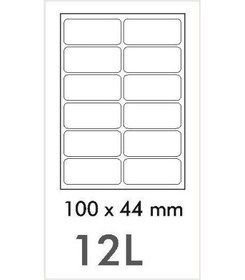 تصویر لیبل مات 12 قسمتی A4 - Novajet 