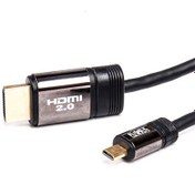 تصویر کابل Micro HDMI به HDMI کی نت پلاس مدل KP-CHM2018 طول 1.8 متر 