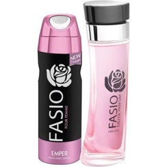 تصویر اسپری بدن زنانه امپر مدل فاسیو حجم ۲۰۰ میلی لیتر 
