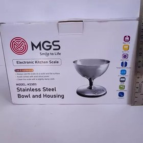 تصویر ترازو گیلاسی آشپزخانه دیجیتال MGS کد KS3011 