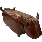 تصویر پاف دوکله قهوه ای 