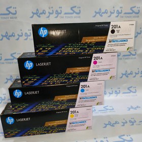 تصویر کارتریج اچ پی HP 201A سری رنگی، آکبند 
