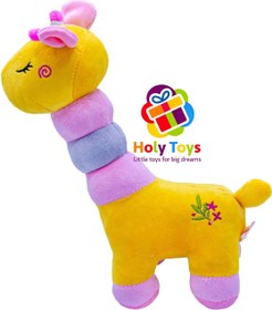 تصویر عروسک زرافه کیوت اورجینال Cute giraffe doll