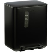 تصویر سطل زباله اسمارت 12 لیتر مشکی مدل فیونا 6976 SMART - FIONA 