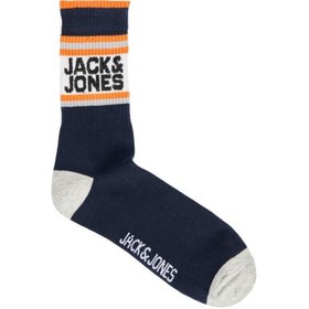 تصویر JACK&JONES JACATHLETIC LOGO TENNIS SOCK LACİVERT 