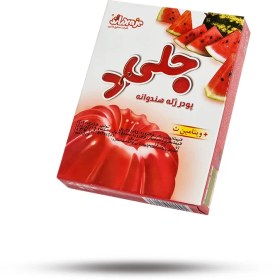 تصویر پودر ژله دراژه هندوانه 100 گرمی 