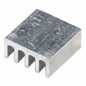 تصویر هیت سینک آلومینیومی مخصوص پردازنده سایز ۹x۹x۵mm با چسب 